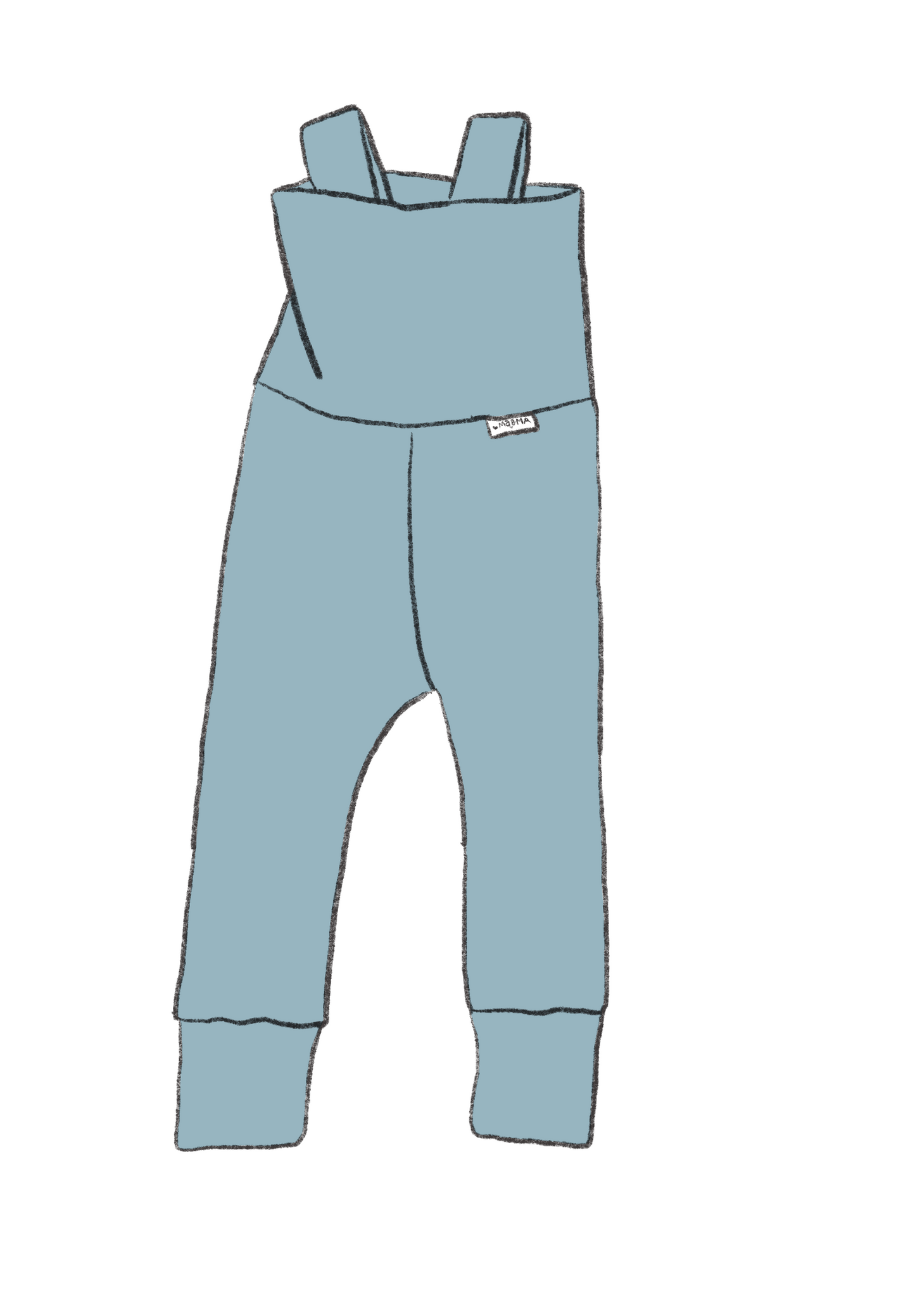 Leggings (Regular & With Suspenders) - Dusty Blue