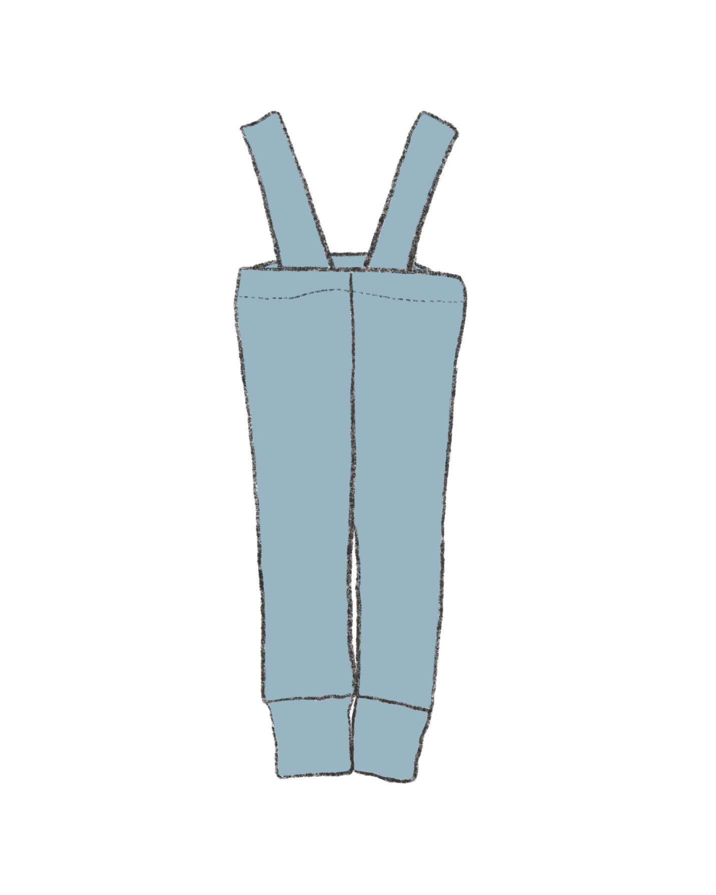 Leggings (Regular & With Suspenders) - Dusty Blue