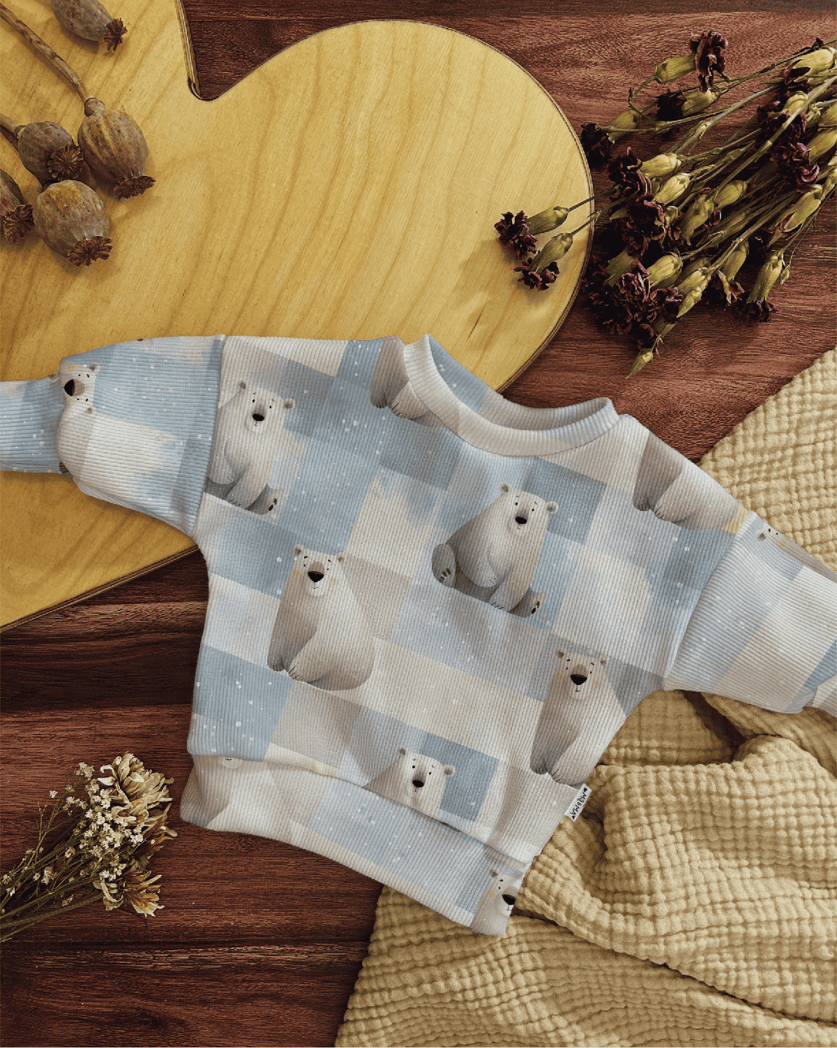 Oversized Sweatshirt - Polar Bears