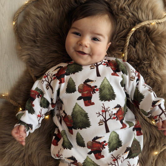 Oversized Sweatshirt - Woodland Christmas (86)