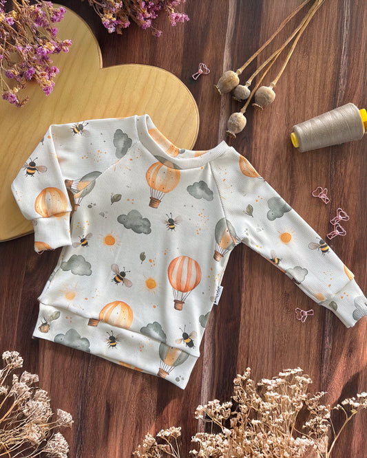 Raglan Sweatshirt - Bumblebees (86/92)