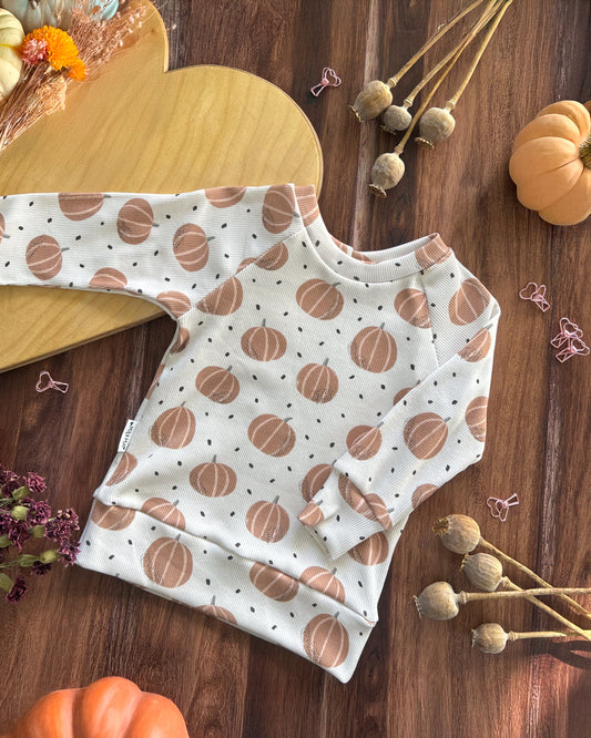 Raglan Sweatshirt - Pumpkins (86/92)