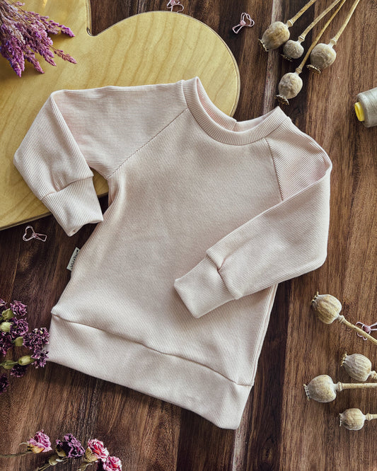 Raglan Sweatshirt - Powder Pink (86/92)